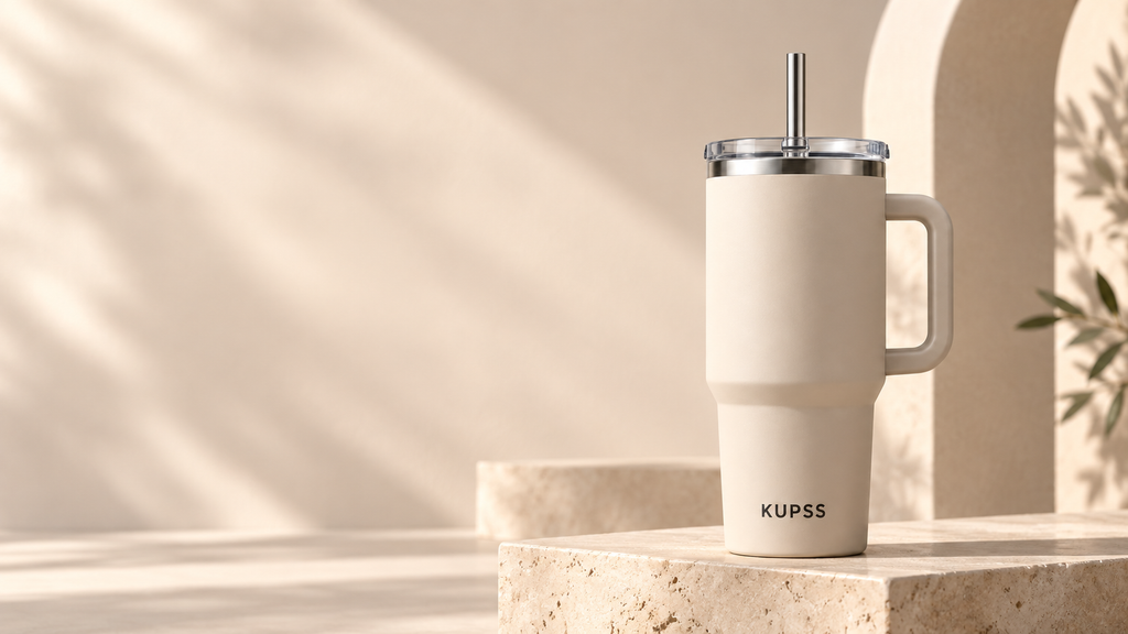 Kupss Compact Insulated Tumbler 420 ml - brede sfeerfoto